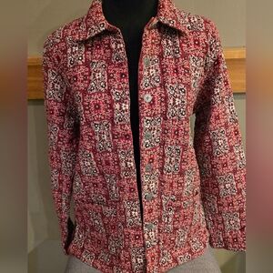 Christopher Banks quilted Jacket Size Small